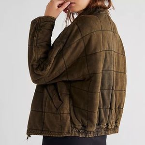 NWT Free People Dolman Quilted Knit Jacket